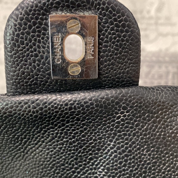 Chanel Caviar Quilted Medium Double Flap Black 💃🏻 - Picture 9 of 12